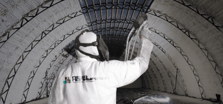 Утепление ангара пенополиуретаном (ППУ)